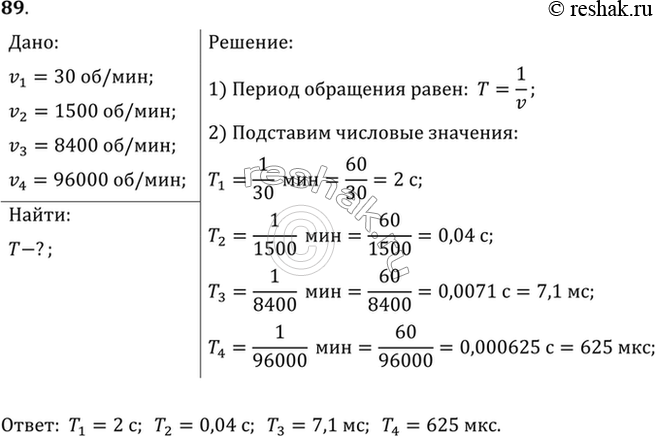 Изображение Частота обращения ветроколеса ветродвигателя 30 об/мин, якоря электродвигателя 1500 об/мин, барабана сепаратора 8400 об/мин, шпинделя шлифовального станка 96 000 об/мин....